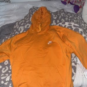 Orange Nike hoodie